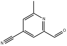 4-Pyridinecarbonitrile, 2-formyl-6-methyl- (9CI) Struktur