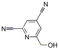 2,4-Pyridinedicarbonitrile, 6-(hydroxymethyl)- (9CI) Struktur