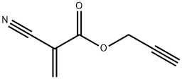 prop-2-ynyl 2-cyanoacrylate Struktur