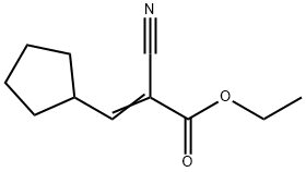 2-Propenoicacid,2-cyano-3-cyclopentyl-,ethylester(9CI) Structure