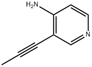 4-Pyridinamine, 3-(1-propynyl)- (9CI) Struktur