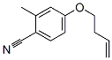 Benzonitrile, 4-(3-butenyloxy)-2-methyl- (9CI) Struktur