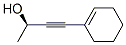 3-Butyn-2-ol, 4-(1-cyclohexen-1-yl)-, (2R)- (9CI) Struktur