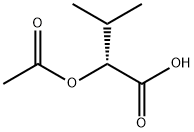 (R)-2-acetoxy-3-Methylbutanoic acid Struktur