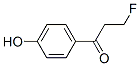 3-fluoro-1-(4-hydroxyphenyl)propan-1-one Struktur