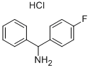 C-(4-FLUORO-PHENYL)-C-PHENYL-METHYLAMINE HYDROCHLORIDE Struktur