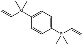 1,4-Bis(vinyldimethylsilyl)benzene Struktur