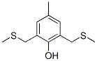 2,6-BIS(METHYLTIOMETHYL)-4-METHYLPHENOL Struktur