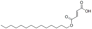 tetradecyl hydrogen fumarate Struktur