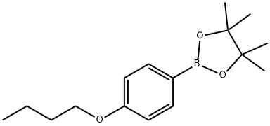 2-(4-Butoxyphenyl)-4,4,5,5-tetramethyl-1,3,2-dioxaborolane Struktur