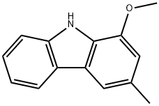 1-Methoxy-3-Methylcarbazole Struktur