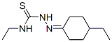 Hydrazinecarbothioamide, N-ethyl-2-(4-ethylcyclohexylidene)- (9CI) Struktur