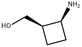 Cyclobutanemethanol,2-amino-,cis-(9CI) Struktur