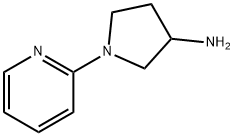 3-Pyrrolidinamine,1-(2-pyridinyl)-(9CI) Struktur