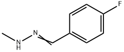 Benzaldehyde, 4-fluoro-, methylhydrazone (9CI) Struktur