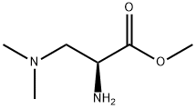 L-Alanine, 3-(dimethylamino)-, methyl ester (9CI) Struktur