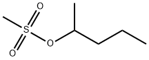 Methanesulfonic acid, 1-Methylbutyl ester Struktur