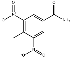 4-methyl-3,5-dinitro-benzamide Struktur