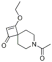 7-Azaspiro[3.5]non-2-en-1-one, 7-acetyl-3-ethoxy Struktur