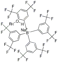 Borate(1-), tetrakis[3,5-bis(trifluoroMethyl)phenyl]-, sodiuM, hydrate (9CI) Struktur