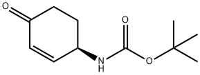 Carbamic acid, [(1R)-4-oxo-2-cyclohexen-1-yl]-, 1,1-dimethylethyl ester (9CI) Struktur