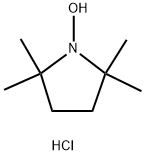 1-hydroxy-2,2,5,5-tetramethylpyrrolidinium chloride  Struktur