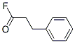 Benzenepropanoic acid fluoride Struktur