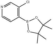 3-CHLORO-4-(4,4,5,5-TETRAMETHYL-[1,3,2]DIOXABOROLAN-2-YL)PYRIDINE Struktur