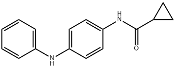 Cyclopropanecarboxamide, N-[4-(phenylamino)phenyl]- (9CI) Struktur