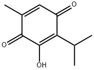 5-Hydroxy-p-mentha-1,4-diene-3,6-dione Struktur