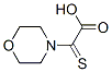 4-Morpholineacetic  acid,  -alpha--thioxo- Struktur