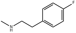 2-(4-氟苯)-N-甲基乙胺, 459-28-9, 結構式