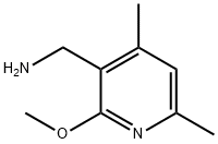 1-(2-METHOXY-4,6-DIMETHYLPYRIDIN-3-YL)METHANAMINE Struktur