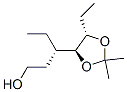 1,3-Dioxolane-4-propanol,gamma,5-diethyl-2,2-dimethyl-,(gammaS,4S,5S)-(9CI) Struktur