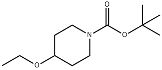 TERT-BUTYL 4-ETHOXYPIPERIDINE-1-CARBOXYLATE Struktur