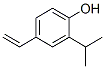 Phenol, 4-ethenyl-2-(1-methylethyl)- (9CI) Struktur