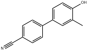 4-(4-Cyanophenyl)-2-Methylphenol Struktur