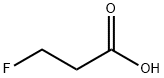 3-FLUOROPROPANOIC ACID Struktur