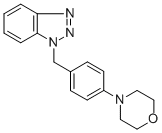 (4-MORPHOLINYLPHENYLMETHYL)BENZOTRIAZOLE , 95%, MIXTURE OF BT1 AND BT2 ISOMERS Struktur