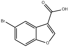 5-BroMobenzofuran-3-carboxylic acid Struktur