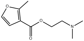 3-Furancarboxylicacid,2-methyl-,2-(dimethylamino)ethylester(9CI) Struktur