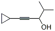 1-Pentyn-3-ol, 1-cyclopropyl-4-methyl- (9CI) Struktur