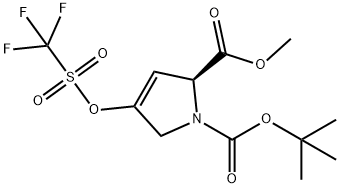 (S)-1-tert-Butyl 2-methyl 4-(((trifluoromethyl)-sulfonyl)oxy)-1H-pyrrole-1,2(2H,5H)-dicarboxylate