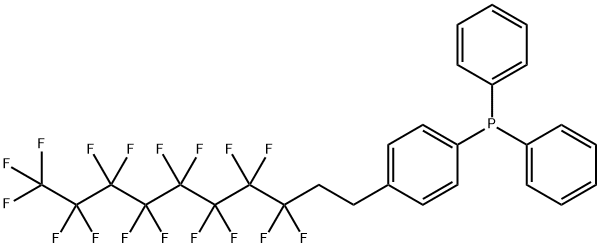 DIPHENYL[4-(1H,1H,2H,2H-PERFLUORODECYL)PHENYL]PHOSPHINE Struktur