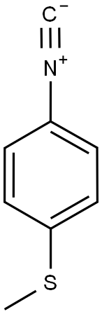 4-(METHYLTHIO)PHENYLISOCYANIDE Struktur