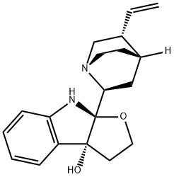 8a-(5-vinyl-1-azabicyclo[2.2.2]oct-2-yl)-2,3,8,8a-tetrahydro-3aH-furo[2,3-b]indol-3a-ol