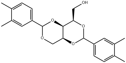 1,3-2,4-di(3,4-dimethylbenzylidene)xylitol Struktur