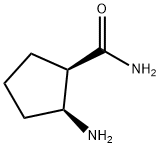 Cyclopentanecarboxamide, 2-amino-, (1R,2S)- (9CI) Struktur