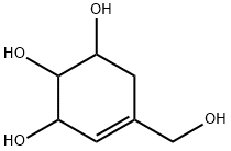 4-Cyclohexene-1,2,3-triol, 5-(hydroxymethyl)- (9CI) Struktur