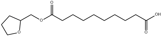 tetrahydrofurfuryl hydrogen sebacate  Struktur